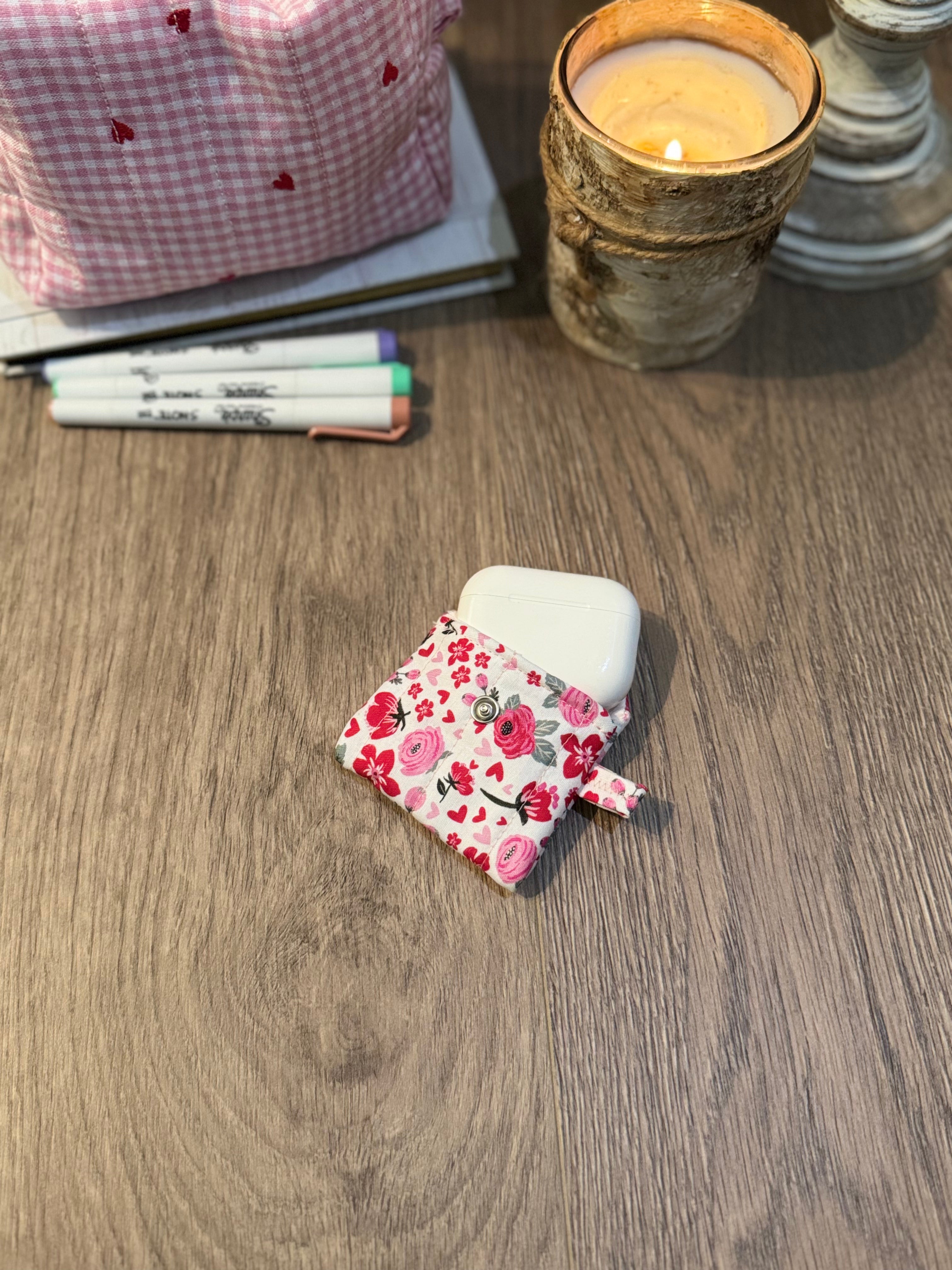 Floral Valentines AirPod Case